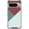 Marsala Triangle Shapes Pixel 9/9 Pro Clear Case